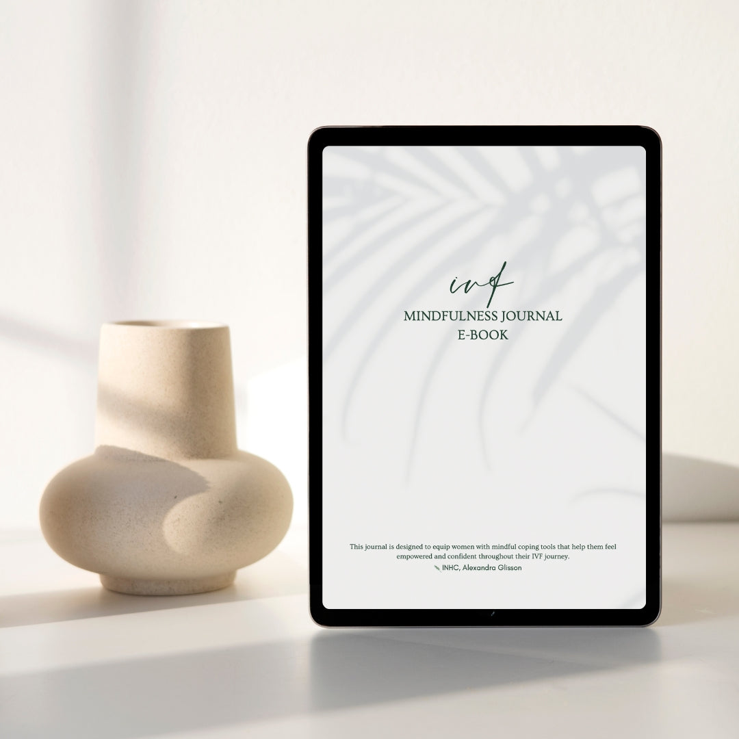 printable IVF journal, track your ivf process, perfect ivf gift cover